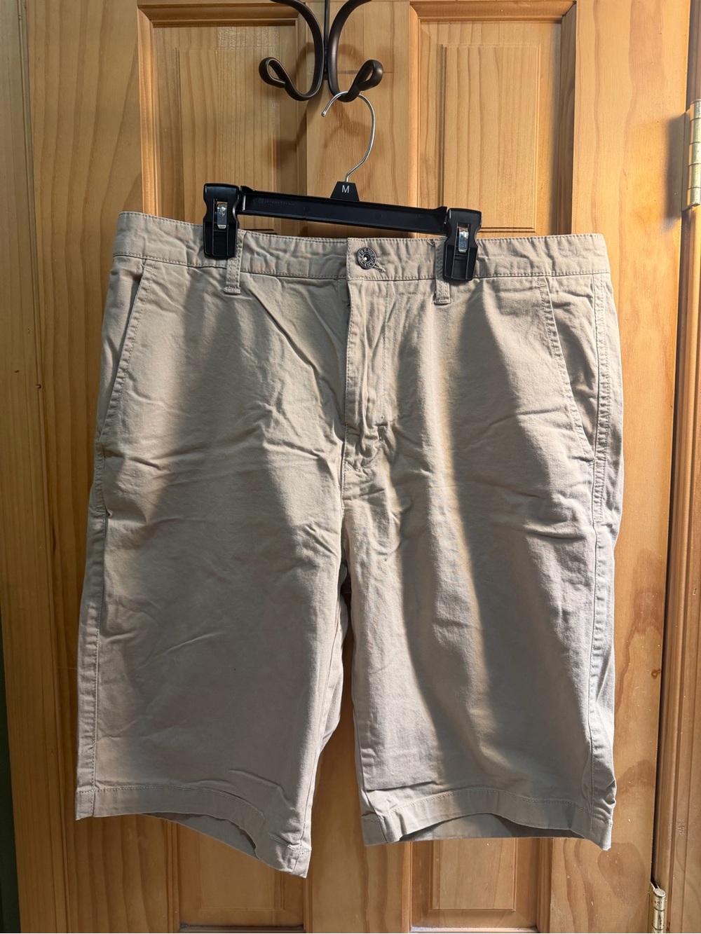 Free Planet Men's Tan Flat-Front Shorts